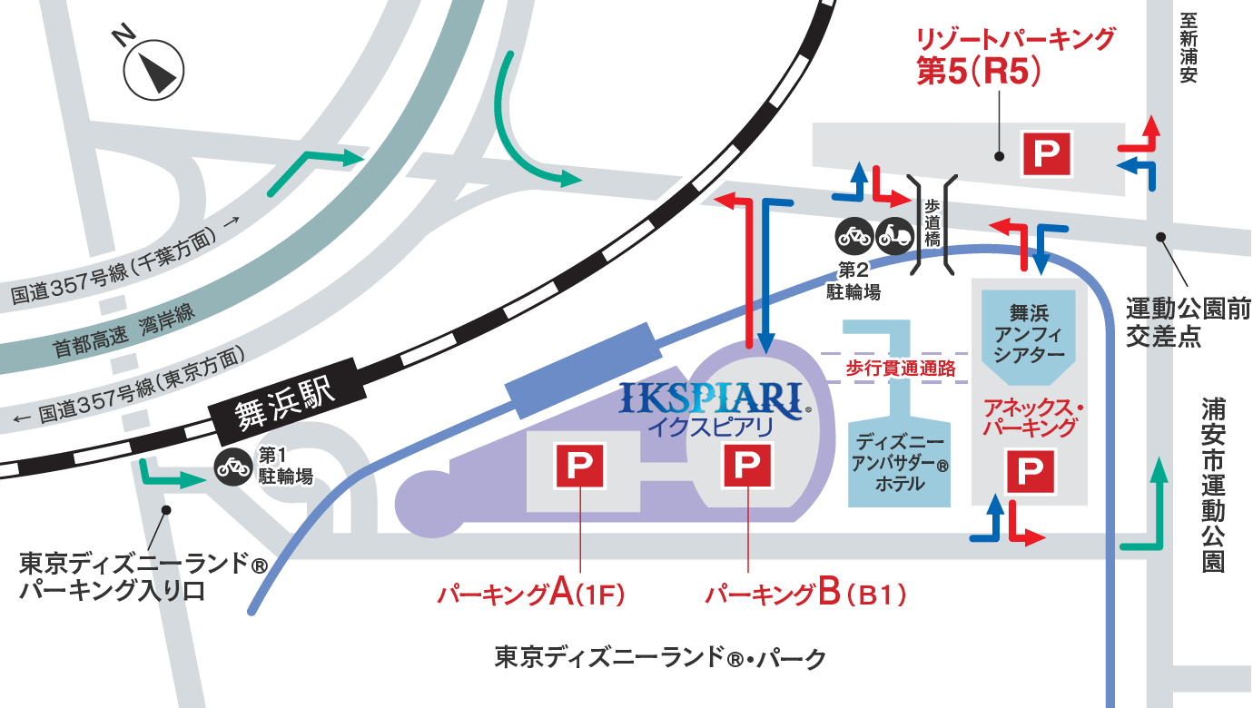 アクセス 駐車場 施設案内 イクスピアリ Ikspiari